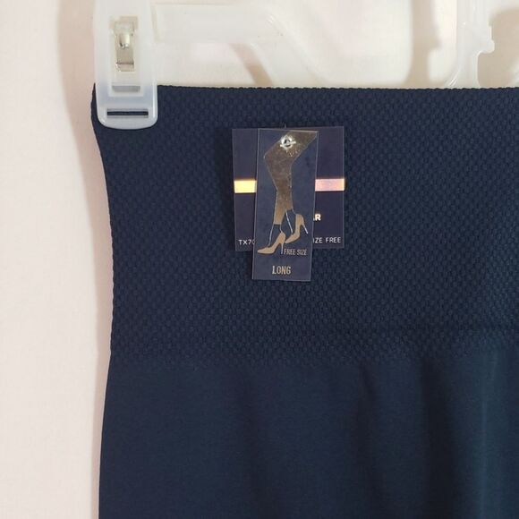 Sofra Free Size, Long Navy Blue Leggings (AF) - Picture 2 of 6